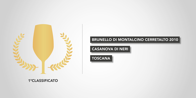 Cerretalto Brunello di Montalcino 2010 di Casanova di Neri - Miglior vino d'Italia 2016