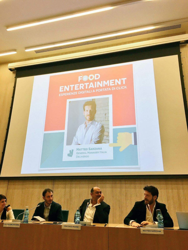 Food Entertainment - Matteo Sarzana, General Manager Italia di Deliveroo