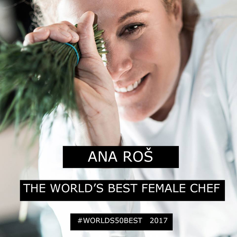 World's 50 Best Restaurants - Miglior chef donna, Ana Roš