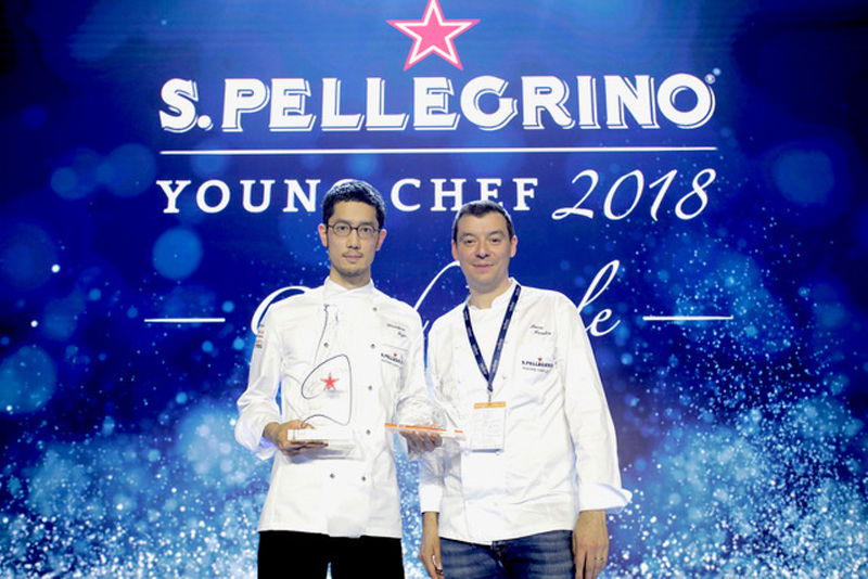 Miglior giovane chef al mondo 2018: Yasuhiro Fujio con lo chef mentore Luca Fantin